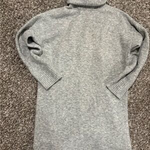 Zara Light Gray Knit Turtleneck